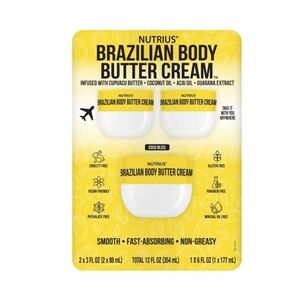 Nutrius Brazilian Body Butter Cream Set